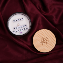 Load image into Gallery viewer, Revealing Soy Wax Candle For Happy Rakshabandhan