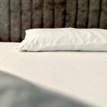 Load image into Gallery viewer, Shwet - Pure White Hemp Bedsheet Set