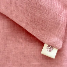 Load image into Gallery viewer, King Size Pastel Pink Hemp Bedsheet Set - Bhinasaar