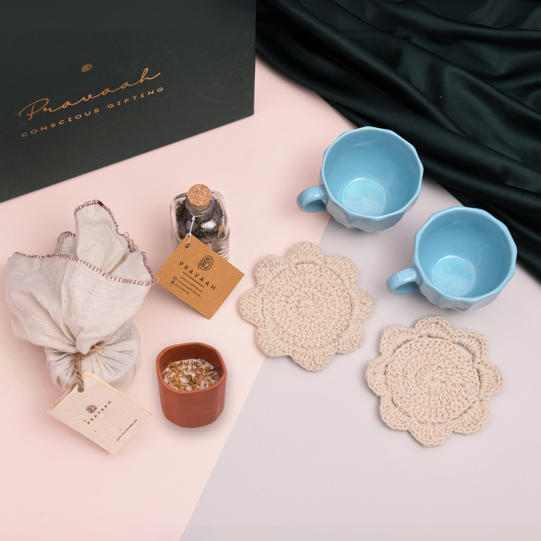 Tea For Two Rakhi Gift Box Luxury Hamper For Siblings