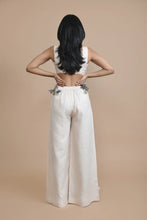 Load image into Gallery viewer, Breezy Relaxed Fit Pants With Fixed Wrap Flap In Hemp Fabric
