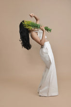 Load image into Gallery viewer, Breezy Relaxed Fit Pants With Fixed Wrap Flap In Hemp Fabric