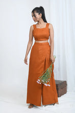 Load image into Gallery viewer, Hemp Wrap Pants Rust Color Limited Edition