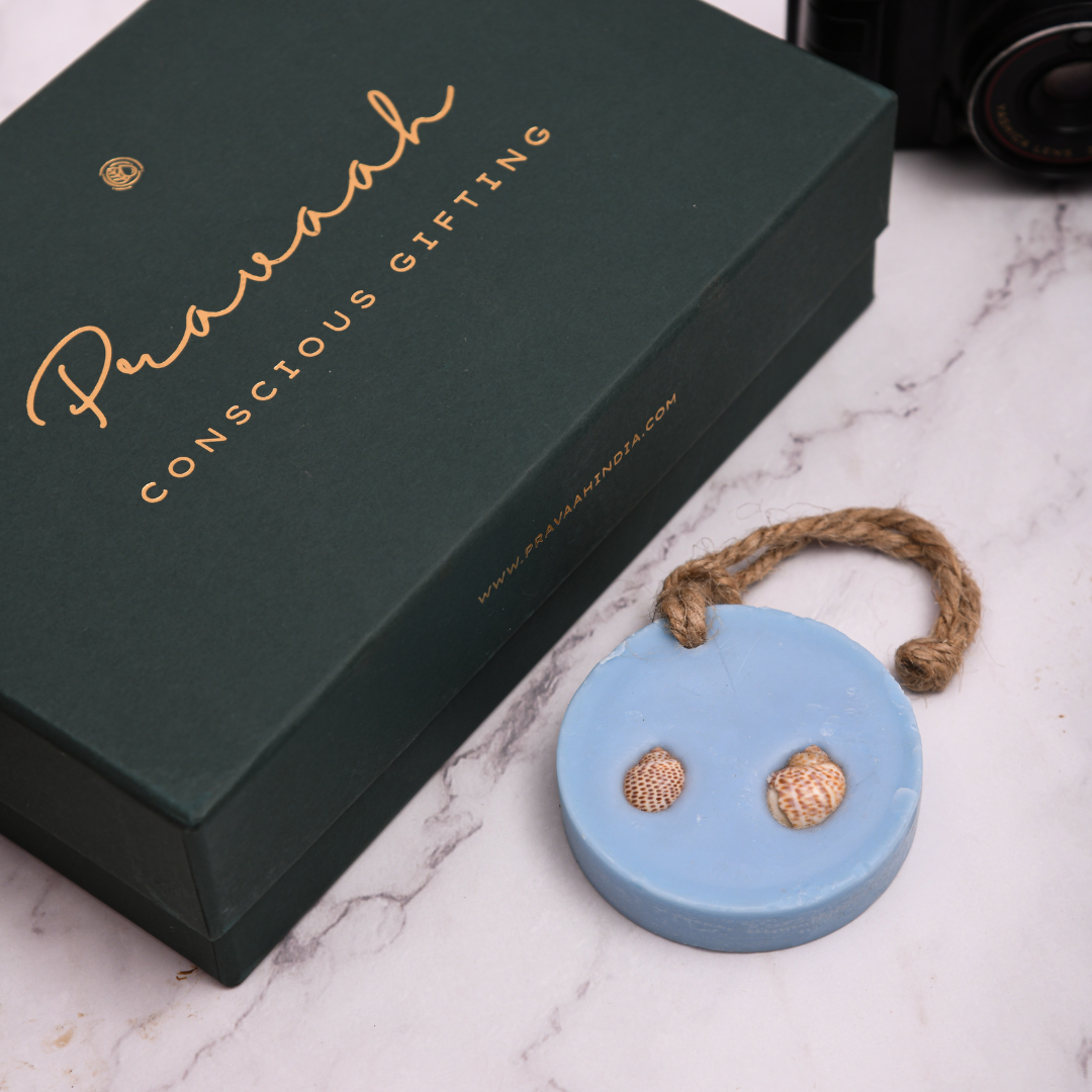 Ocean Blue Rakhi Gift Box For Brothers Sustainable Gifting