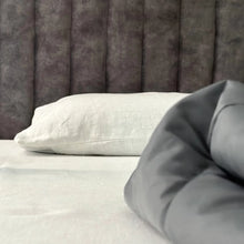Load image into Gallery viewer, Shwet - Pure White Hemp Bedsheet Set