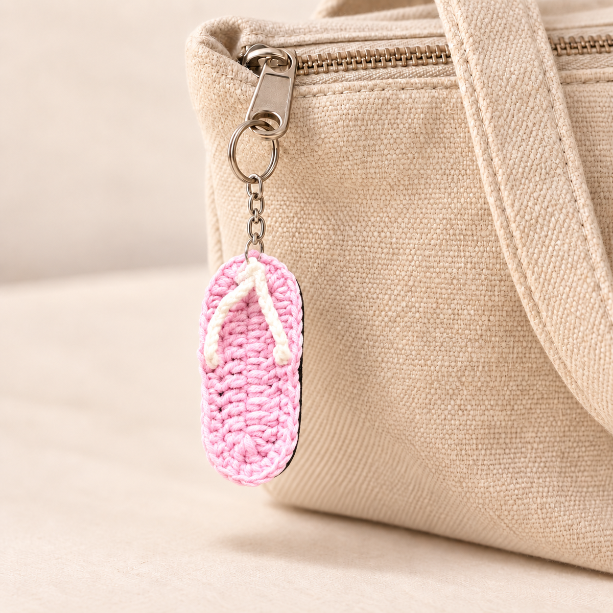 Handmade Crochet Keychain, Assorted Surprise Design, Multiple Sizes