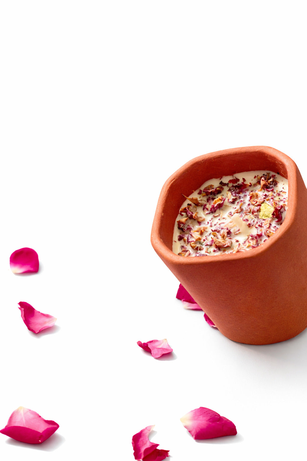Rowan | Sandalrose Soy Wax Candle | Terracotta Pot