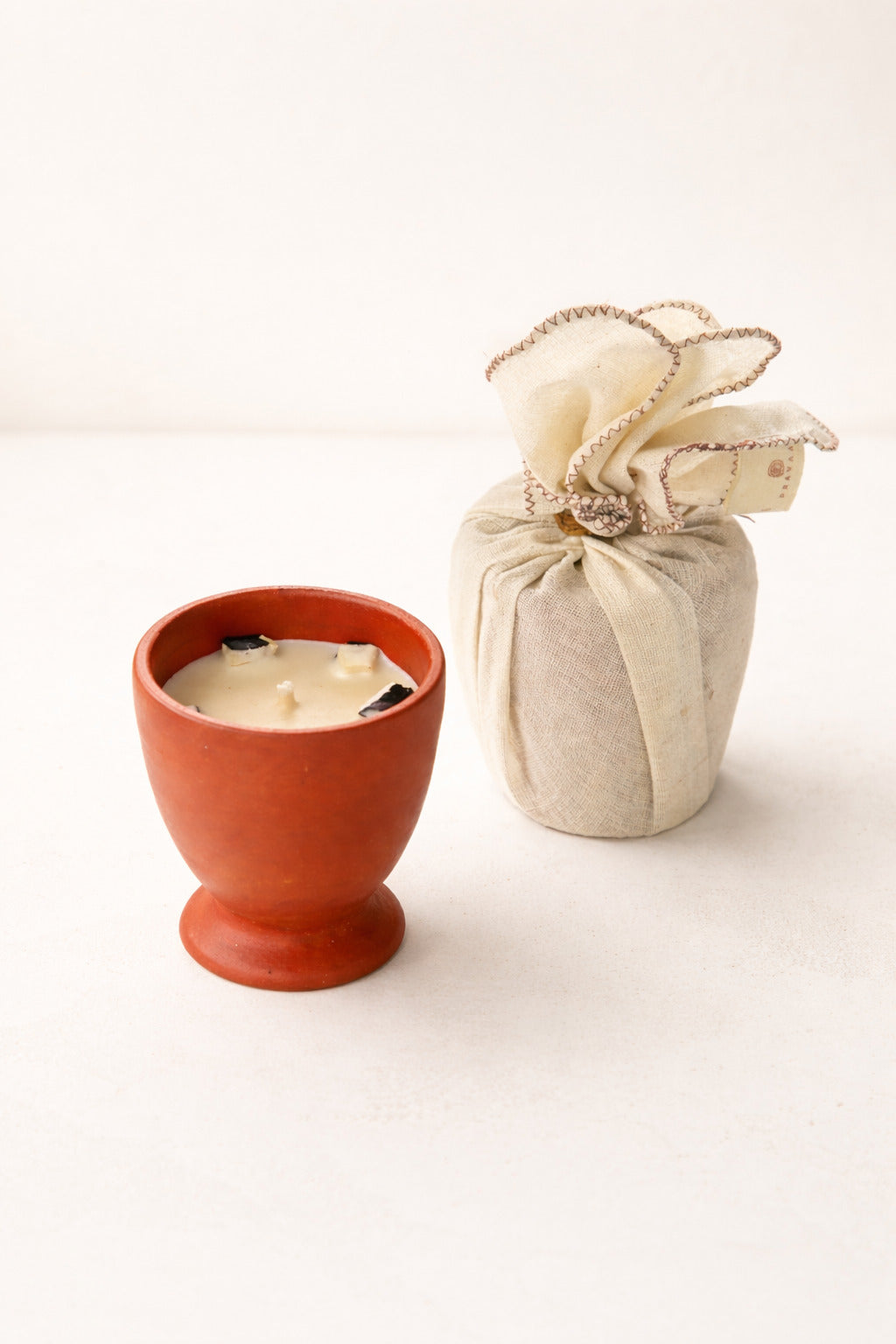 Rasal | Mango Coconut Soy Wax Candle | Terracotta Pot