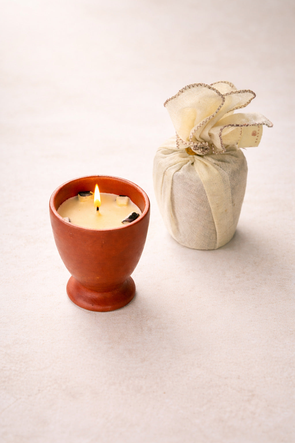Rasal | Mango Coconut Soy Wax Candle | Terracotta Pot