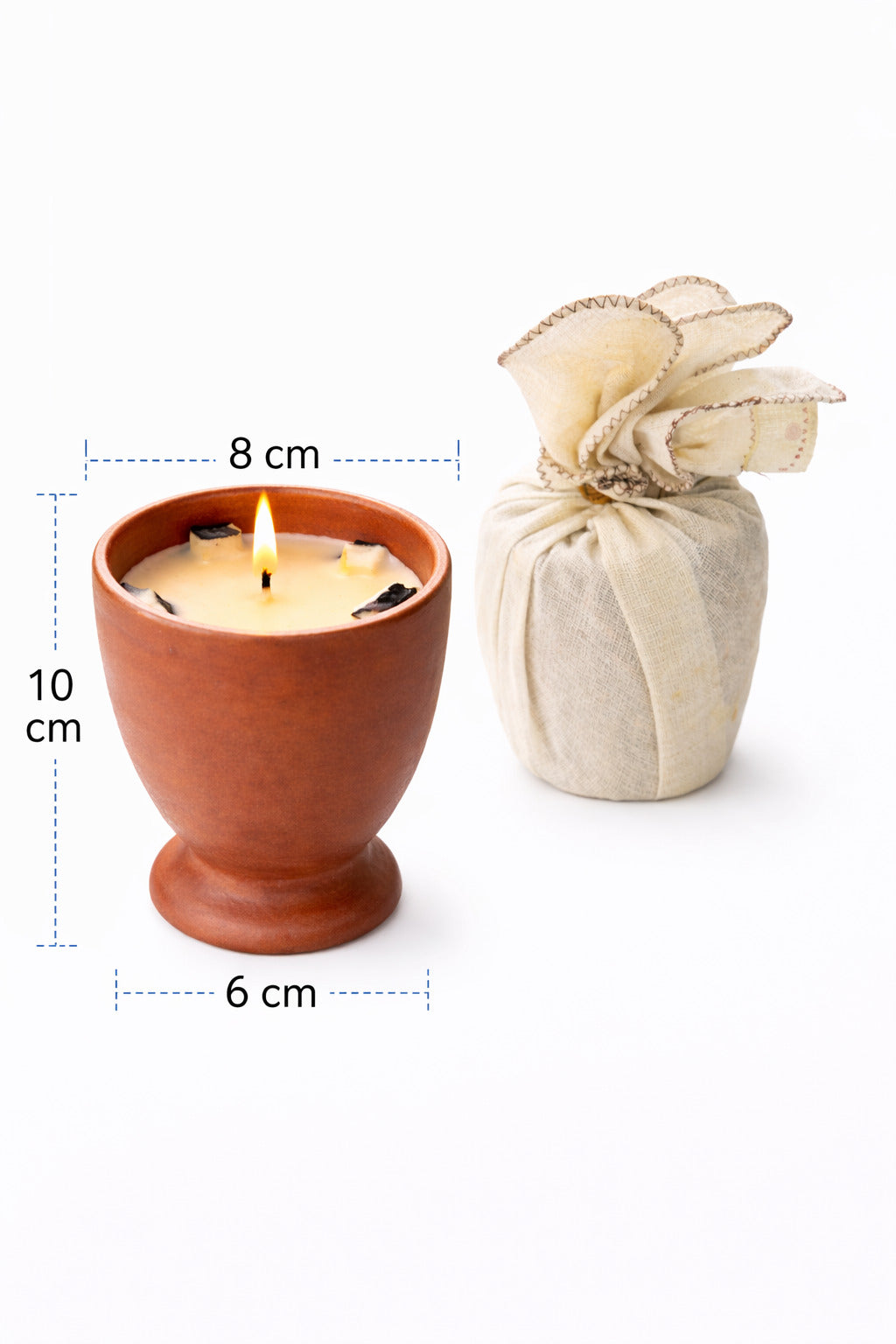 Rasal | Mango Coconut Soy Wax Candle | Terracotta Pot