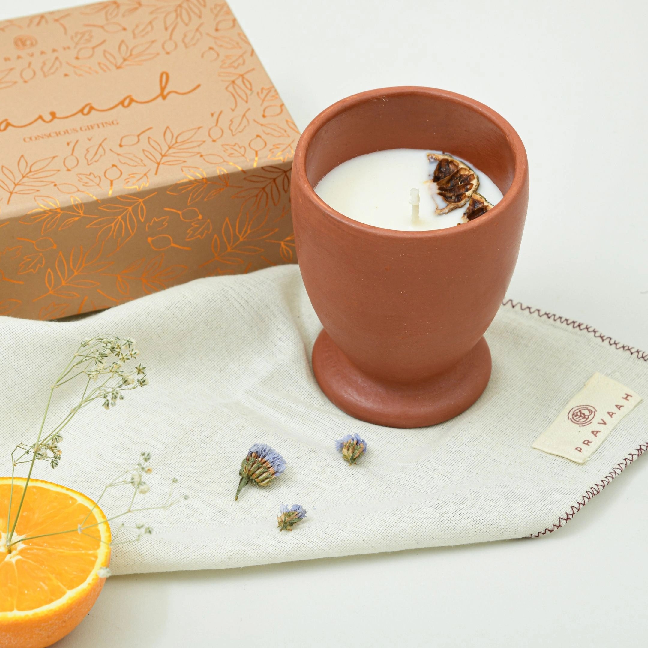Narangi Candle Soy Wax Tropical Citrus Summer