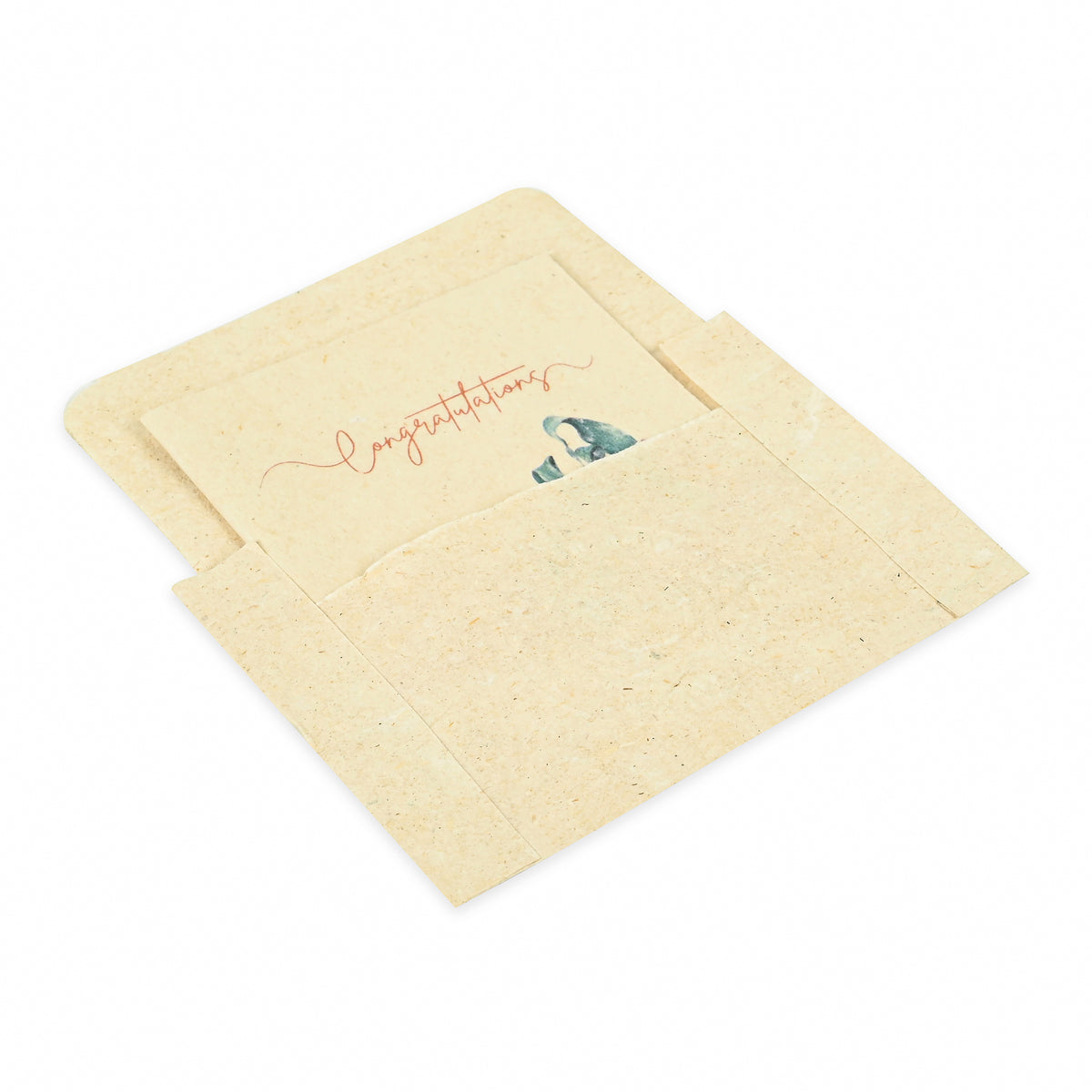 Samudra Hemp Paper Gift Cards | Set of 5 Cards and Envelopes