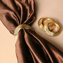 Load image into Gallery viewer, Gehna Napkin Rings | Brass Table Decor | Handcrafted in Small Batches