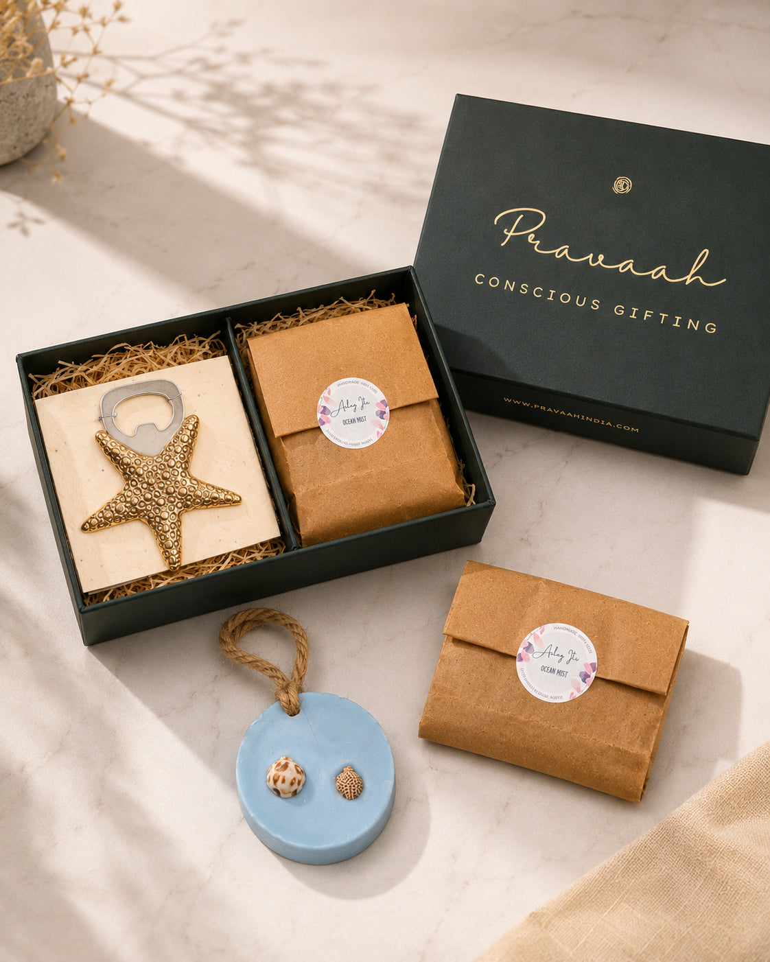 Sea Breeze | Luxury Handmade Rakhi Gift Hamper