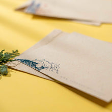 Load image into Gallery viewer, Samudra Hemp Paper Note Cards | Set of 5 Notecards and Envelopes