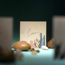 Load image into Gallery viewer, Samudra Hemp Paper Gift Cards | Set of 5 Cards and Envelopes
