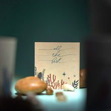 Load image into Gallery viewer, Samudra Hemp Paper Gift Cards | Set of 5 Cards and Envelopes