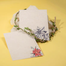 Load image into Gallery viewer, Pushp Hemp Paper Note Cards | Set of 5 Notecards and Envelopes