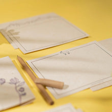 Load image into Gallery viewer, Uttarakhand Hemp Paper Note Cards | Set of 5 Notecards and Envelopes