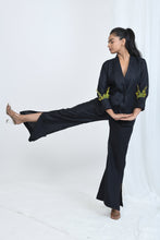 Load image into Gallery viewer, Breathable Hemp Blazer Overshirt | Truffle Black