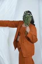 Load image into Gallery viewer, Hemp Blazer-Look Overshirt | LIMITED EDITION Rust
