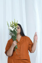 Load image into Gallery viewer, Comfort Fit Hemp Shirt | Limited Edition Rust Color