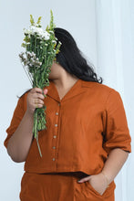 Load image into Gallery viewer, Comfort Fit Hemp Shirt | Limited Edition Rust Color
