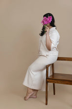 Load image into Gallery viewer, Peach Breezy Wide leg Pants | Hemp Fabric