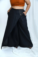 Load image into Gallery viewer, Hemp Wrap Pants Black Must Have