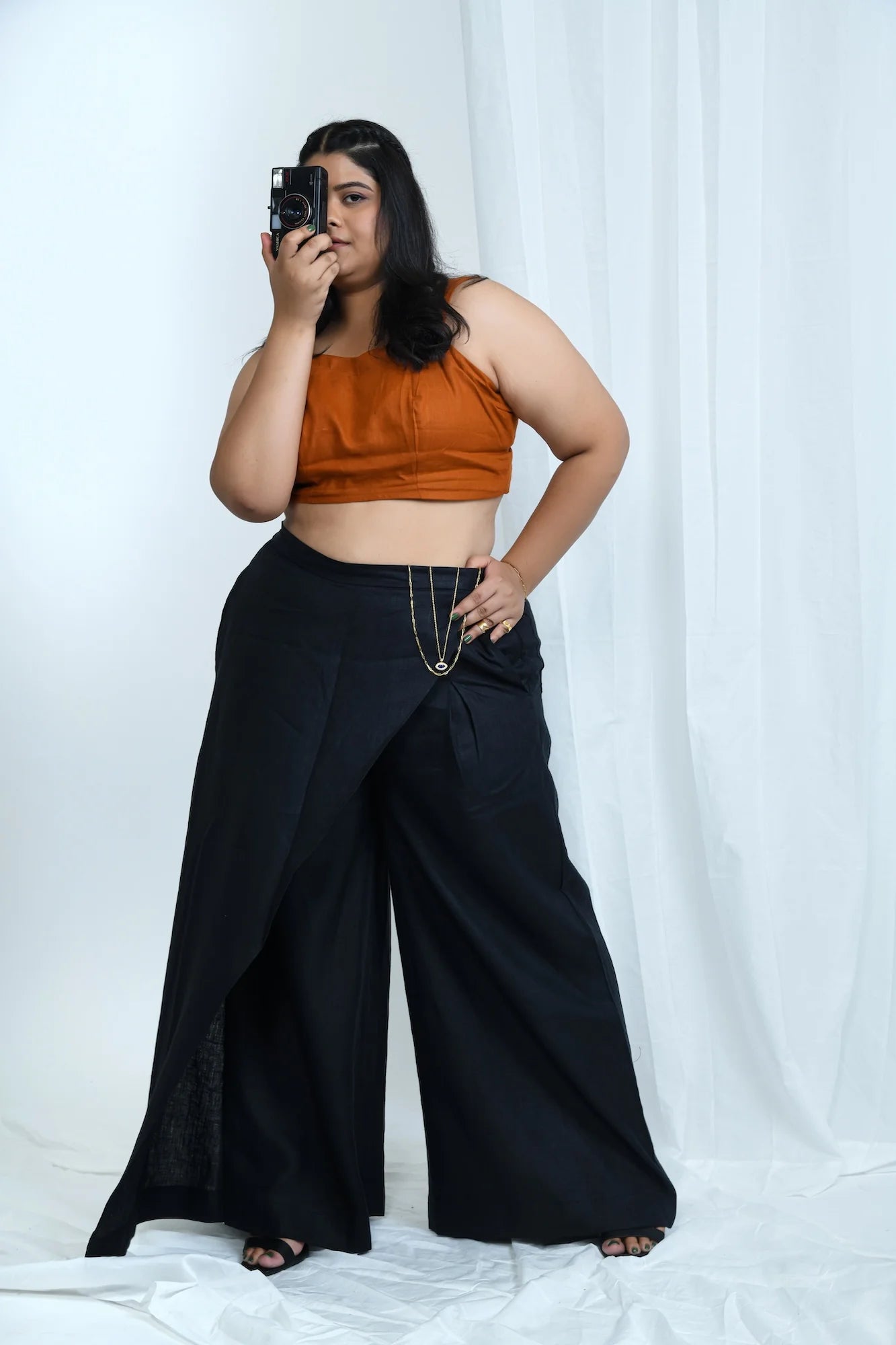 Hemp Wrap Pants Black Must Have