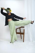 Load image into Gallery viewer, Hemp Relaxed Fit Pants | Skort inspired | Light Green