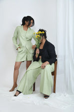 Load image into Gallery viewer, Hemp Relaxed Fit Pants | Skort inspired | Light Green