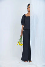 Load image into Gallery viewer, Hemp Flared Pants With Side Detail In Truffle