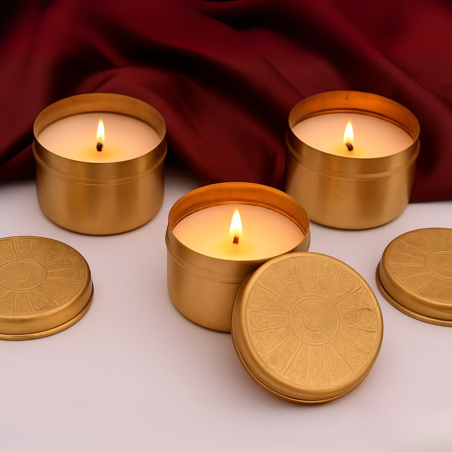 Limited Edition Heritage Box – Handcrafted Brass Candle Gift Set