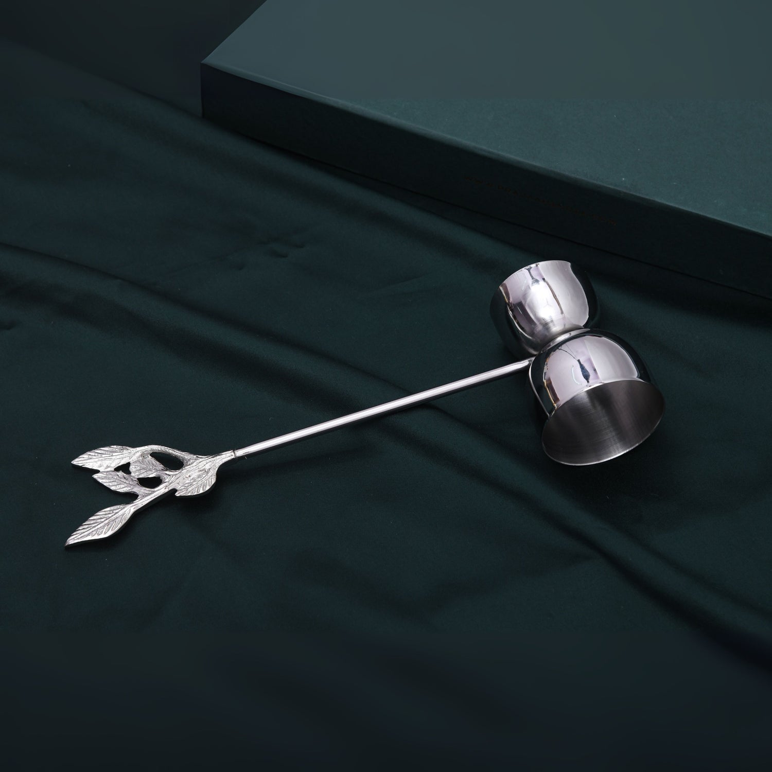 Patram Bar Set, Solid Brass Handles, Luxury Gifting, Chrome Finish