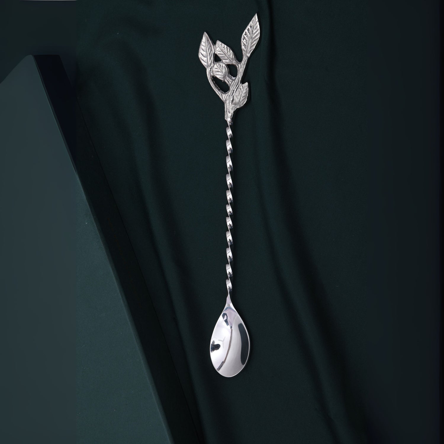 Patram Bar Set, Solid Brass Handles, Luxury Gifting, Chrome Finish