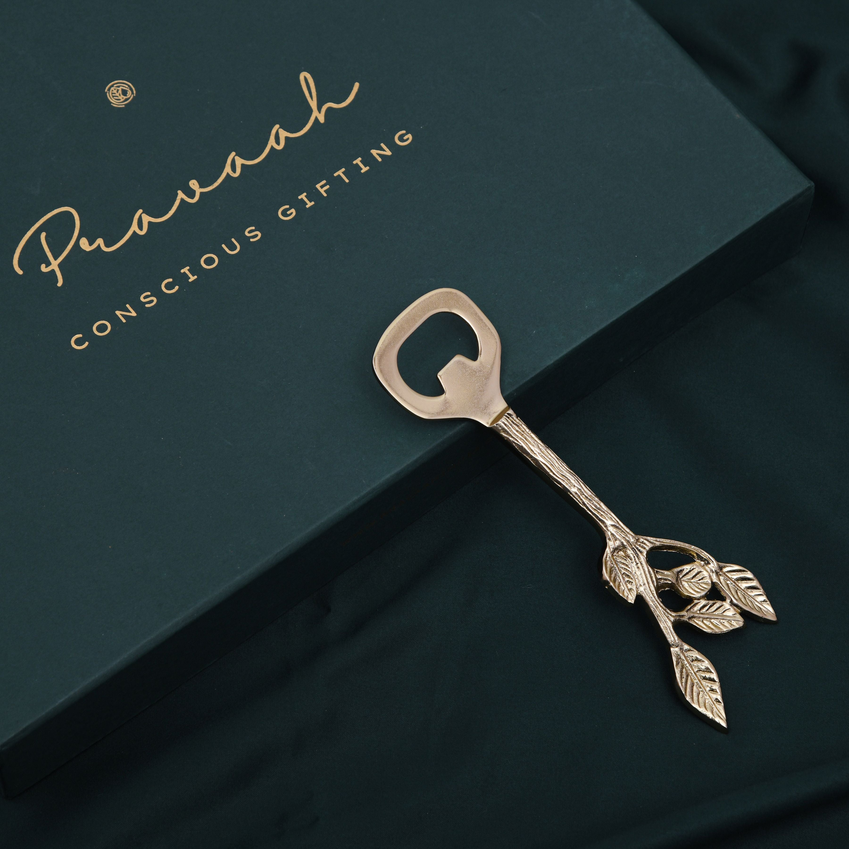 Patram Bar Tool Set | Solid Brass Handles | Gold Finish | Luxury Gifting
