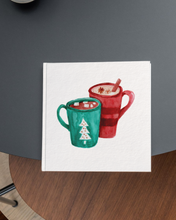 Load image into Gallery viewer, Handmade Hemp Paper Gift Cards, Christmas Edition, Eco-Friendly & Customisable