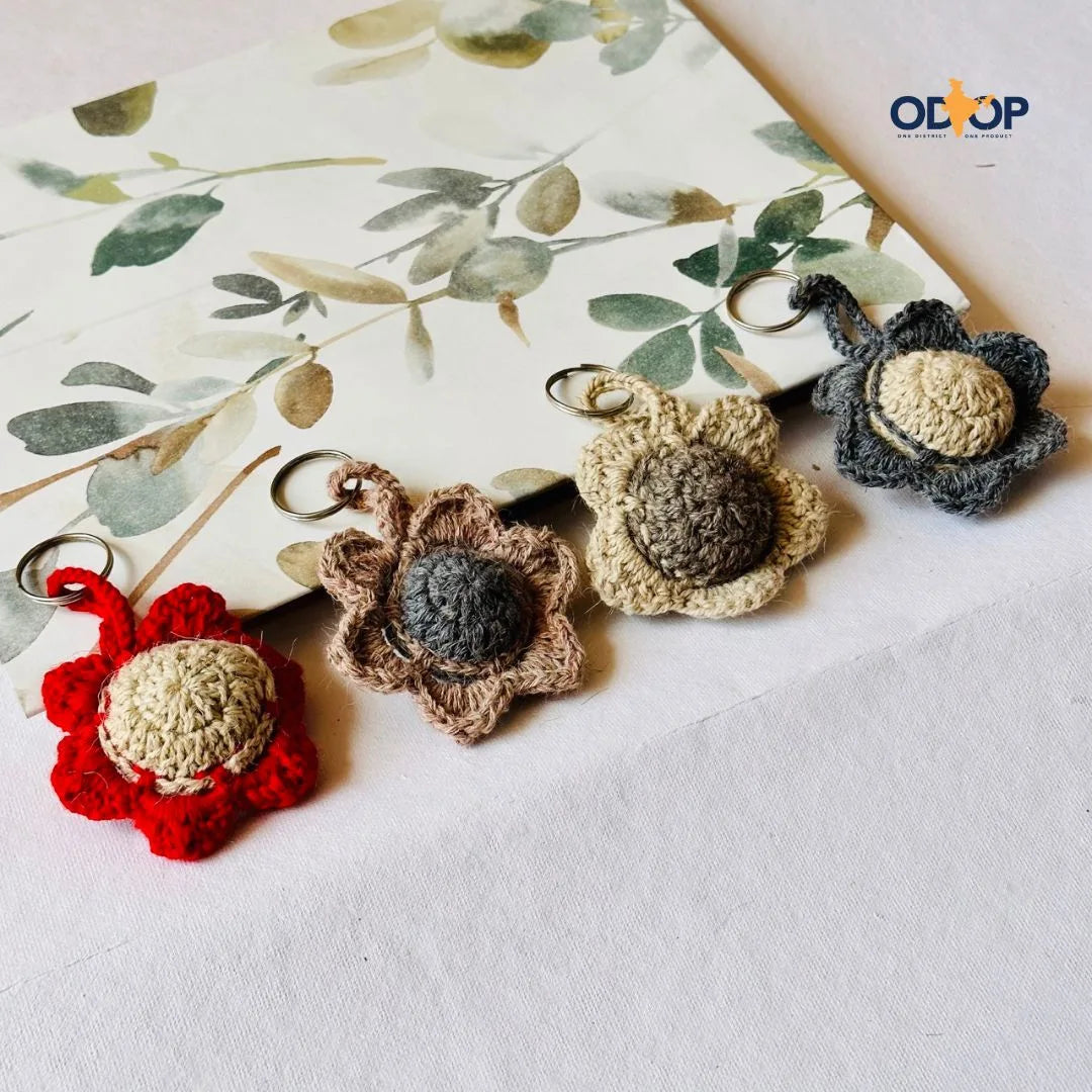 Kusum Keychain | Made in Wool