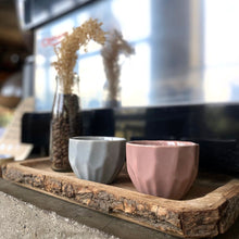 Load image into Gallery viewer, Saar Tea Cups | Pastel Pink and Pastel Grey