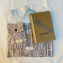 Load image into Gallery viewer, Kys Laptop Sleeve | Pink and Purple | Hemp Cotton Blend | Washable | Fits 11”-13” screen laptops