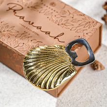 Load image into Gallery viewer, Seep (Shell) Brass Bottle Opener | Made in Solid Brass | Bar Accessories