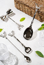 Load image into Gallery viewer, Saarang Bar Set | Lead-free Brass | Set of 4 | Chrome