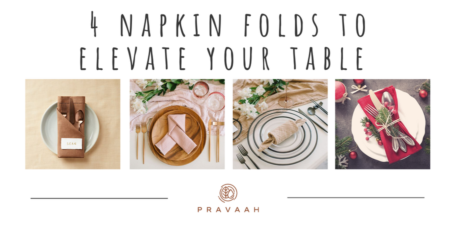 4 Napkin Folds to Elevate Your Table