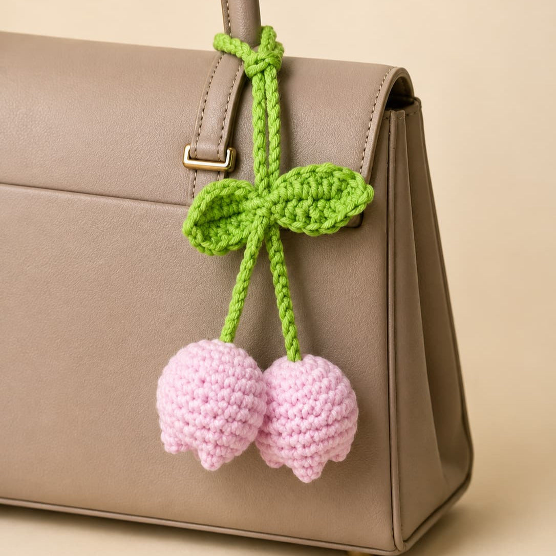Tulip | Handmade Crochet Keychain