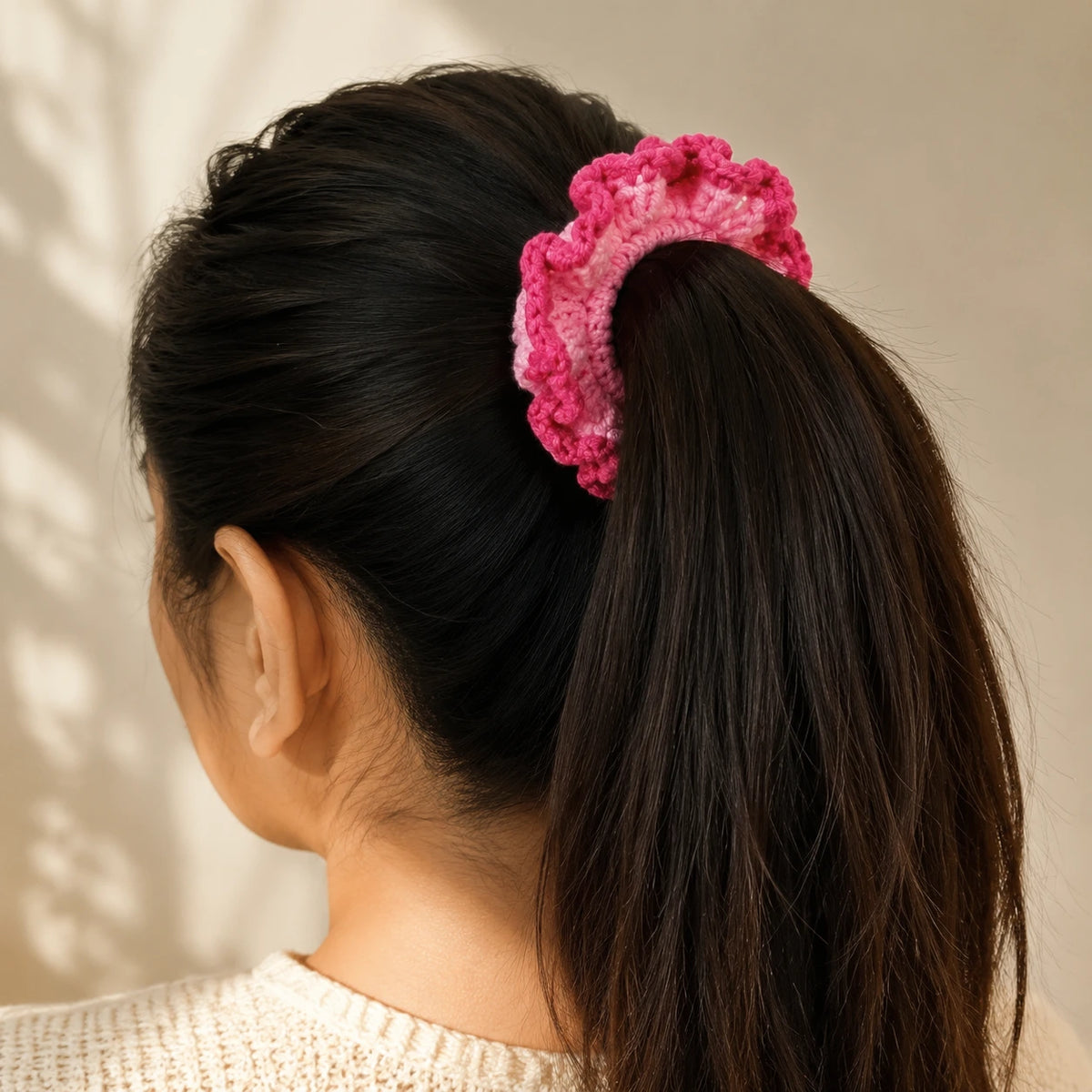 Crochet Hair Scrunchies | Set of 2
