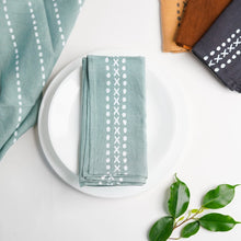 Load image into Gallery viewer, Meethu Hemp Napkins | Set of 2/4/6 | Block Printed
