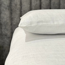 Load image into Gallery viewer, Shwet - Pure White Hemp Bedsheet Set
