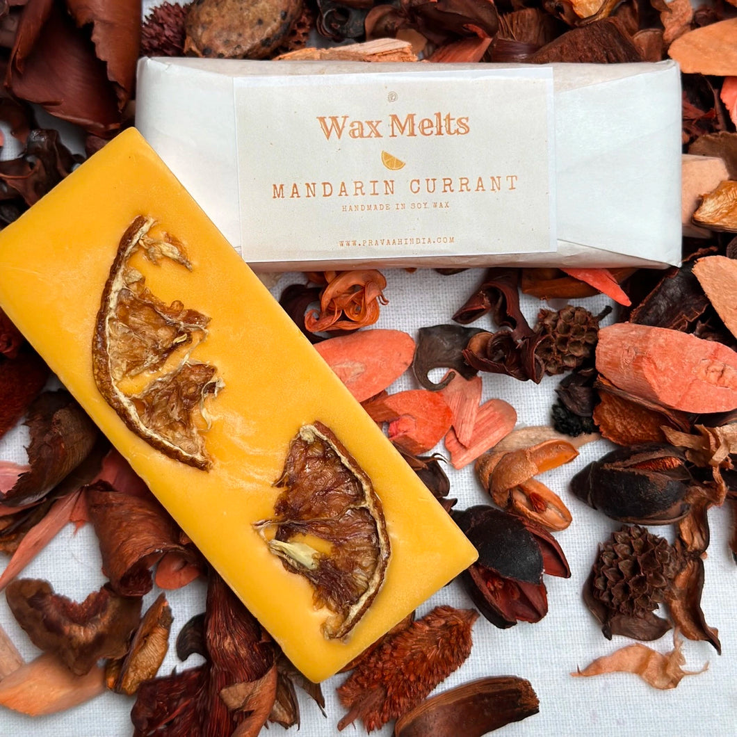 Mandarin Currant Wax Melt Snapbar | Handmade in Pure Soy Wax