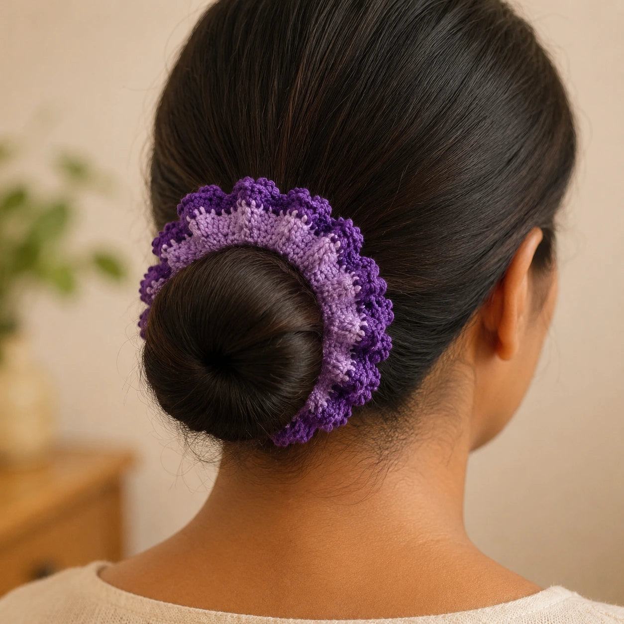 Crochet Hair Scrunchies | Set of 2